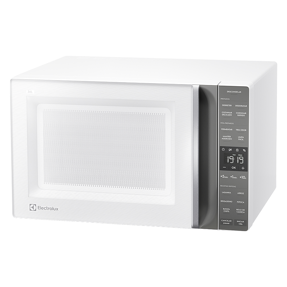 Micro-Ondas De Bancada Electrolux 36L 1600W Descongelamento Assistido Me36b - Branco - 110 Volts