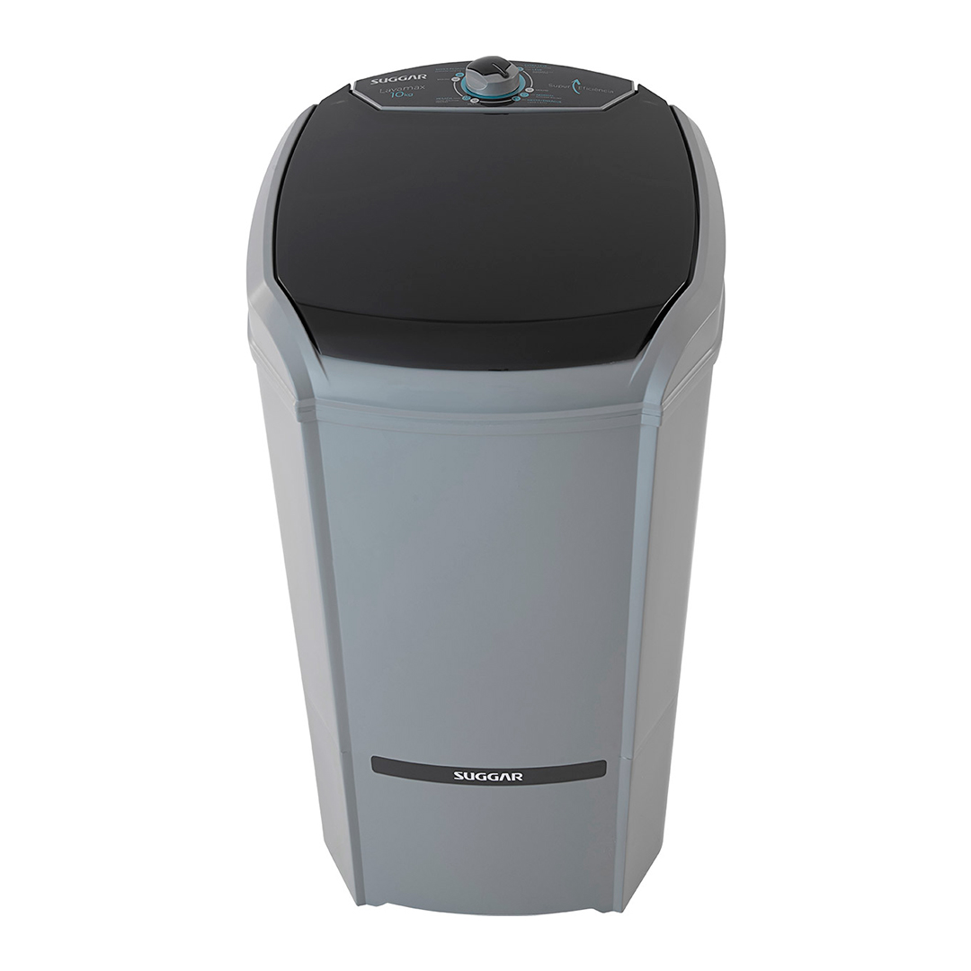 Tanquinho Suggar Lavamax 10Kg Semiautomática Lx1022 - Prata - 220 Volts