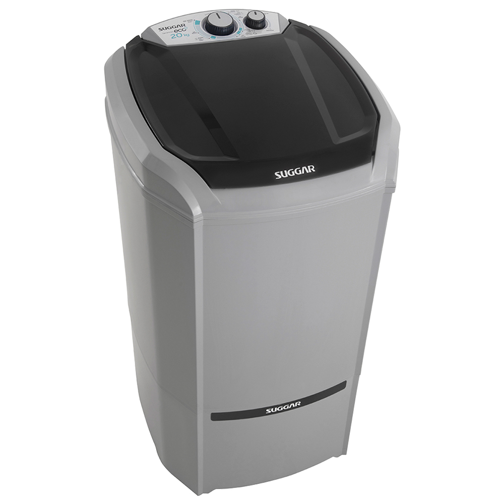 Tanquinho Suggar Lavamax Eco Desligamento Automático 20 Kg - Prata - 220 Volts