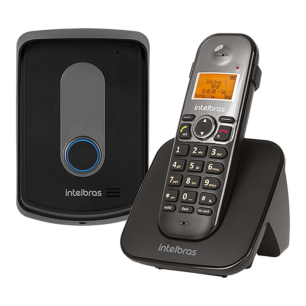 Telefone Sem Fio Intelbras Tis 5010 Com Tecnologia Dect - Preto - Bivolt