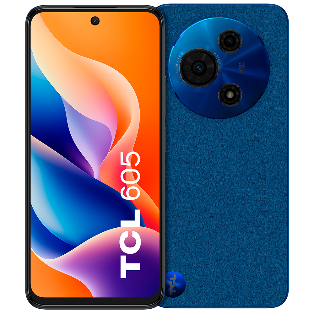 Smartphone Tcl 605 4G 6.7" 128Gb 4Gb Câmera Dupla - Azul - Quadriband