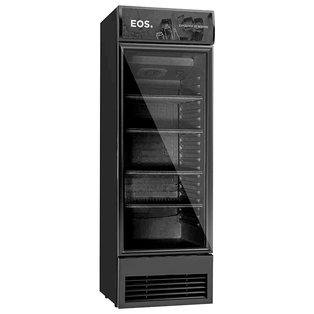 Refrigerador Expositor Eos 338L 1 Porta Vertical Eco Gelo Frost Free Eev400 - 220 Volts - Preto