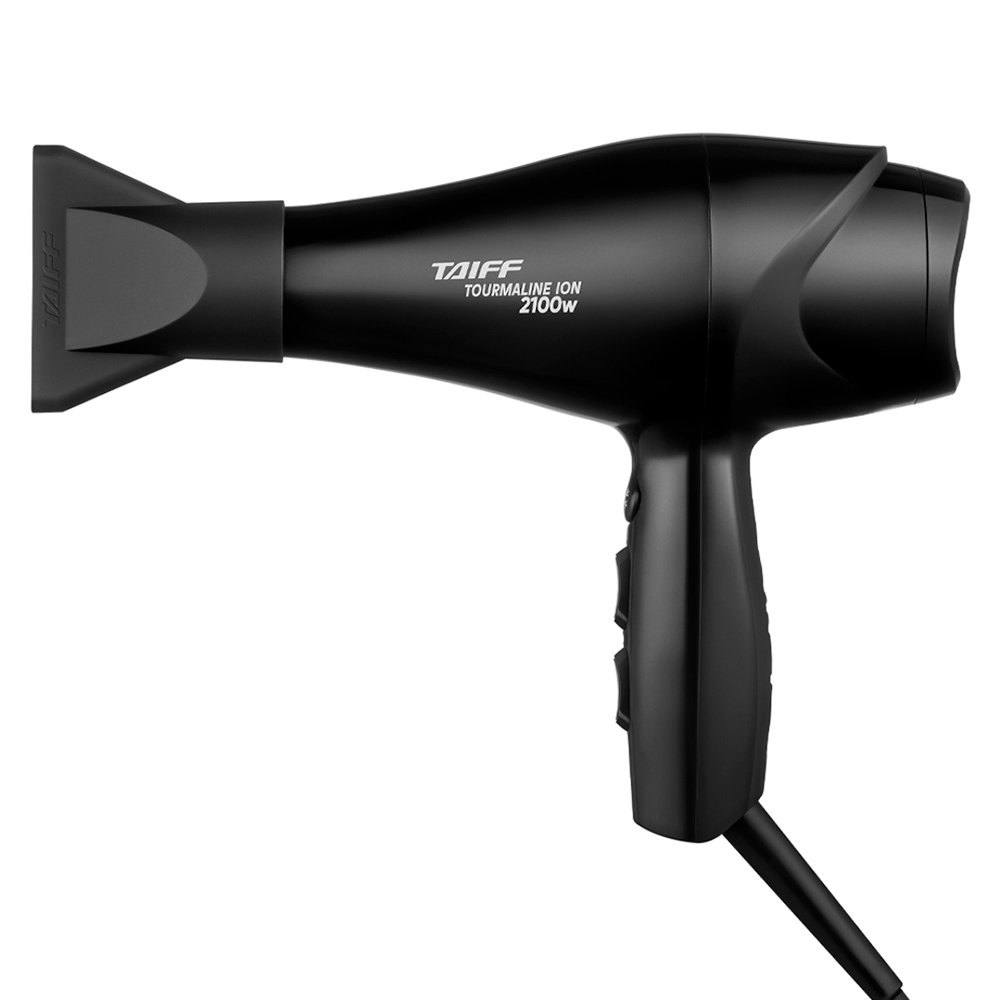 Secador De Cabelo Taiff Tourmaline 4 Temperaturas 2100W - Preto - 220 Volts