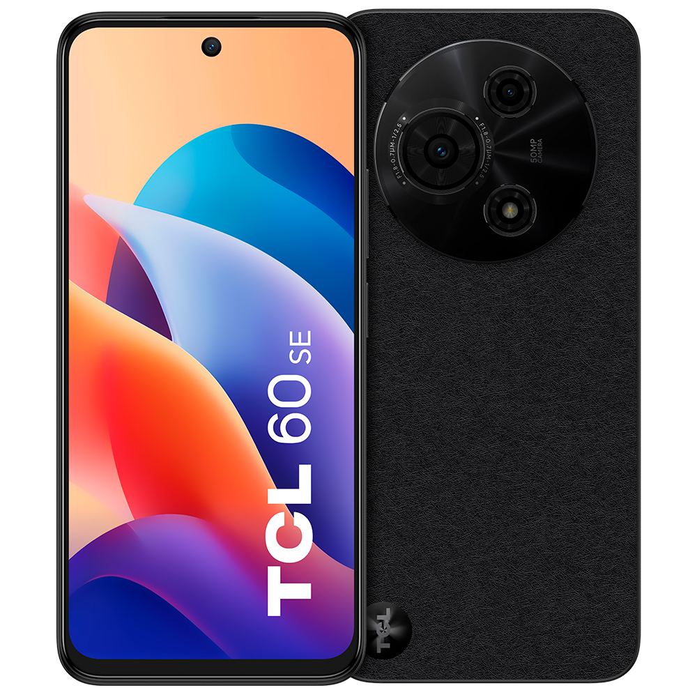 Smartphone Tcl 60Se 4G 6,7" Octa-Core 512Gb 8Gb Câmera Dupla - Preto - Quadriband