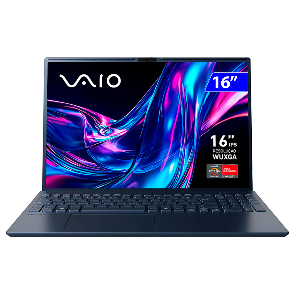 Notebook Vaio FE16 Ryzen 5-5625U Linux 16GB 512GB SSD 16