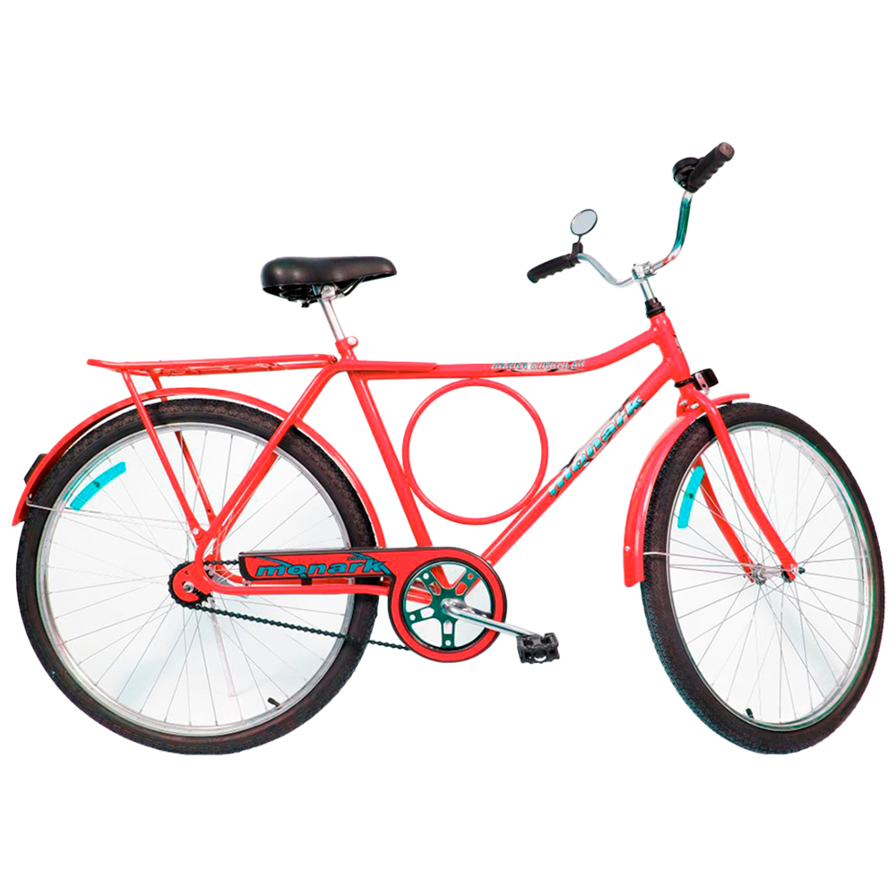 Bicicleta Monark Barra Circular Aro 26 Rígida 1 Marcha - Azul